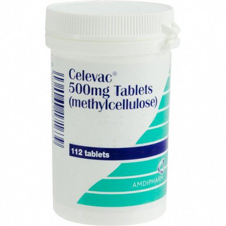 Celevac (Methyl cellulose) Bulking Agent 500mg 112 Tablets - AKtive ...